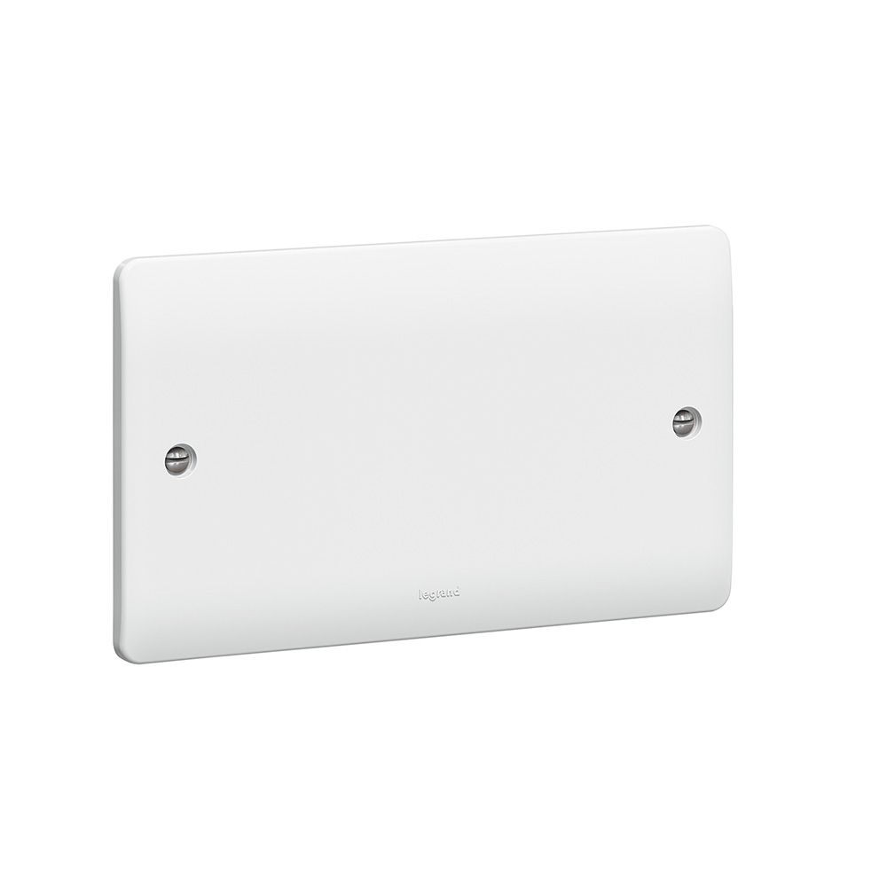 Legrand - 730096 - Synergy™ - Blanking plate - 2 gang - 86 x 146 mm - White