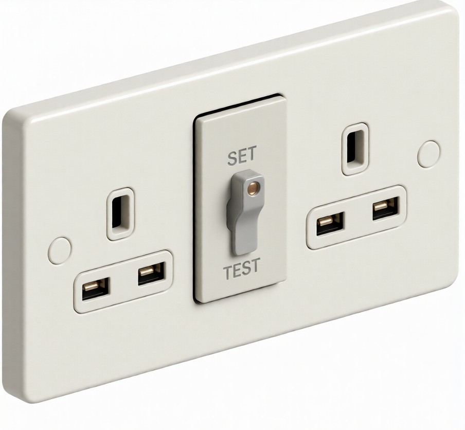 Legrand - 730098 - RCD Skt Passive White PVC