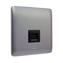 Legrand - 731051 - Synergy™ Telephone socket single, UK secondary (BT), Silver.