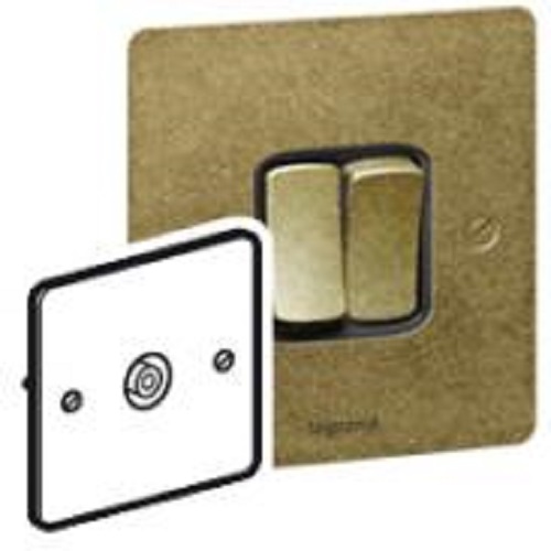 Legrand - 734240 - Synergy Screened TV Single Socket.