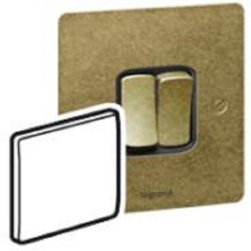 Legrand - 734295 - Synergy Blank Plate 1-Gang - Antique Brass.