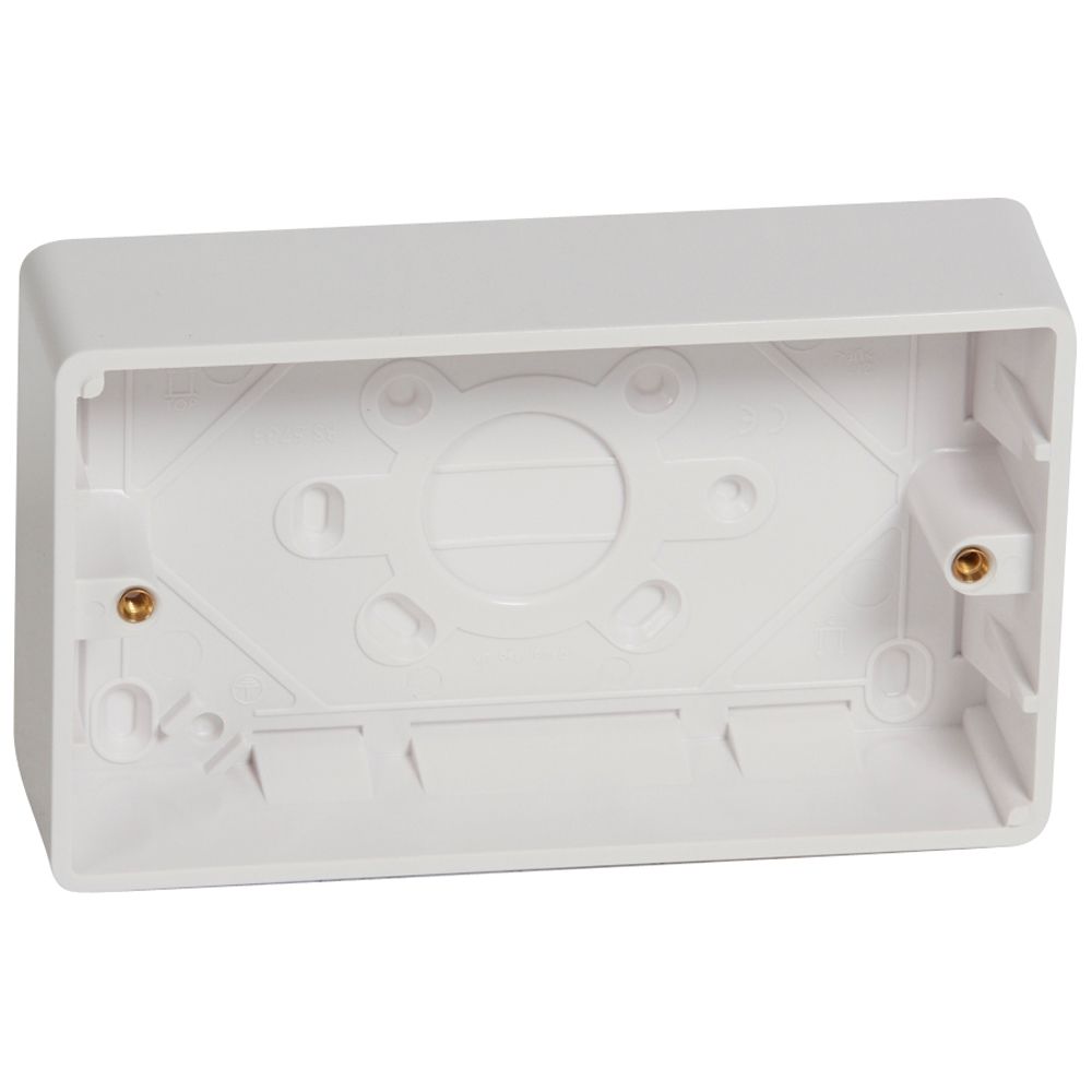 Legrand - 736410 - Synergy™ - Surface mounting box - 2 gang - 35 mm deep - Plastic