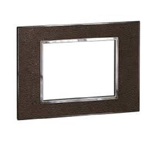 Legrand - 576163 - Arteor™ Plate British Standard square 3 Module 2-Gang Leather Club.