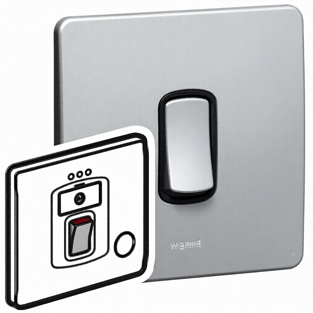 Legrand - 731037 - FCU 13A DP SWT F/O PWR IND MS