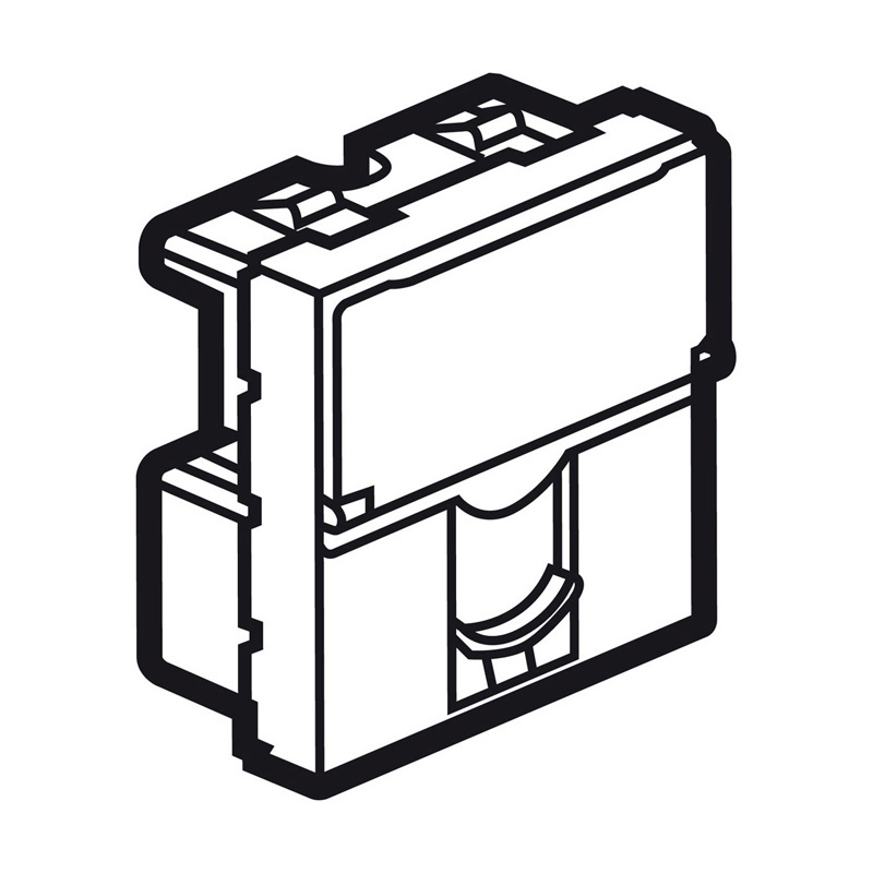 Legrand - 572810 - Arteor™ Telephone socket - for British Telecom - single master - 2 mod -magnesium
