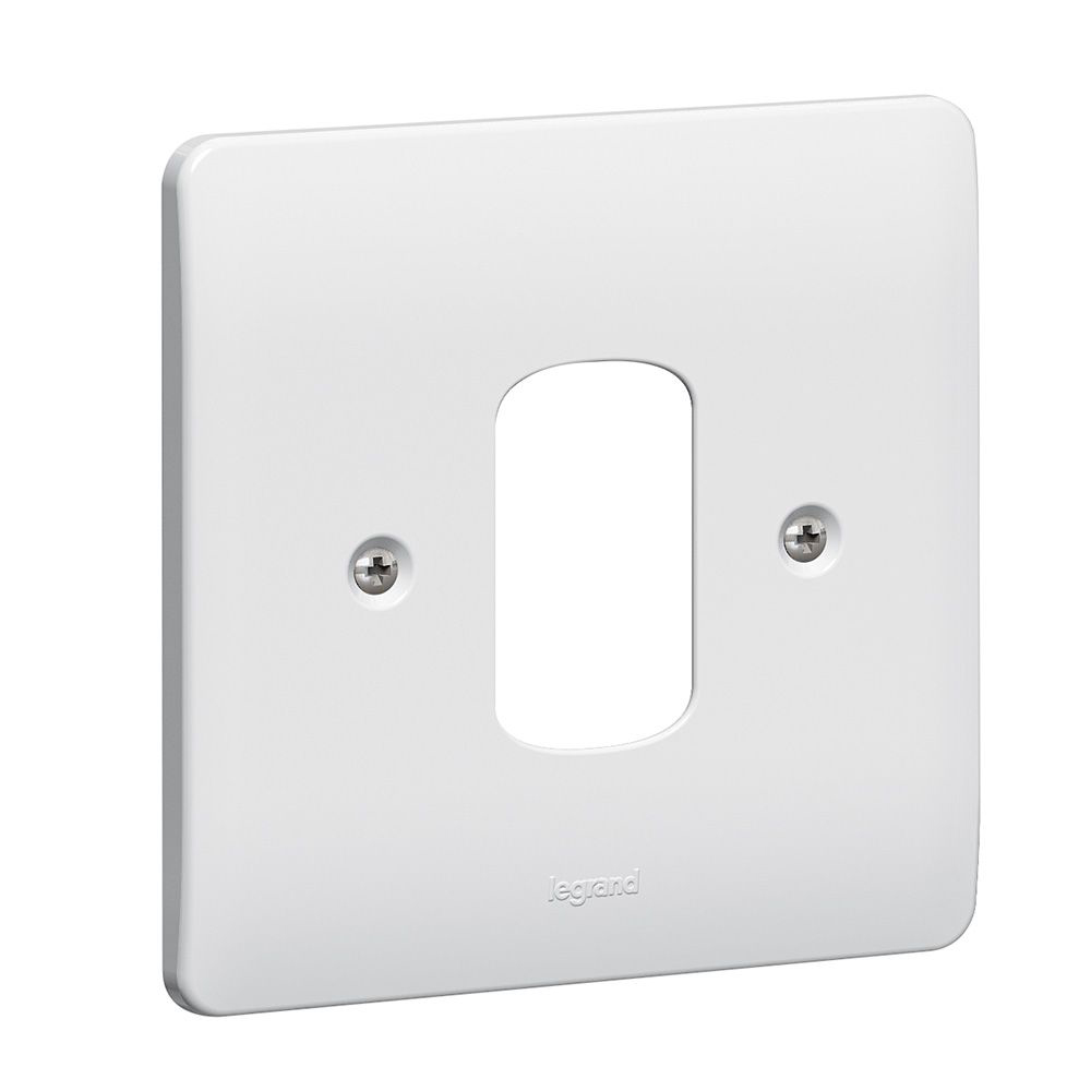 Legrand - 730191 - Synergy™ - Front plate - for 1 Grid module - 1 gang - White
