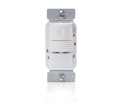 Legrand - PW-100-W - PIR Wall Switch Occupancy Sensor, 120/277V, White