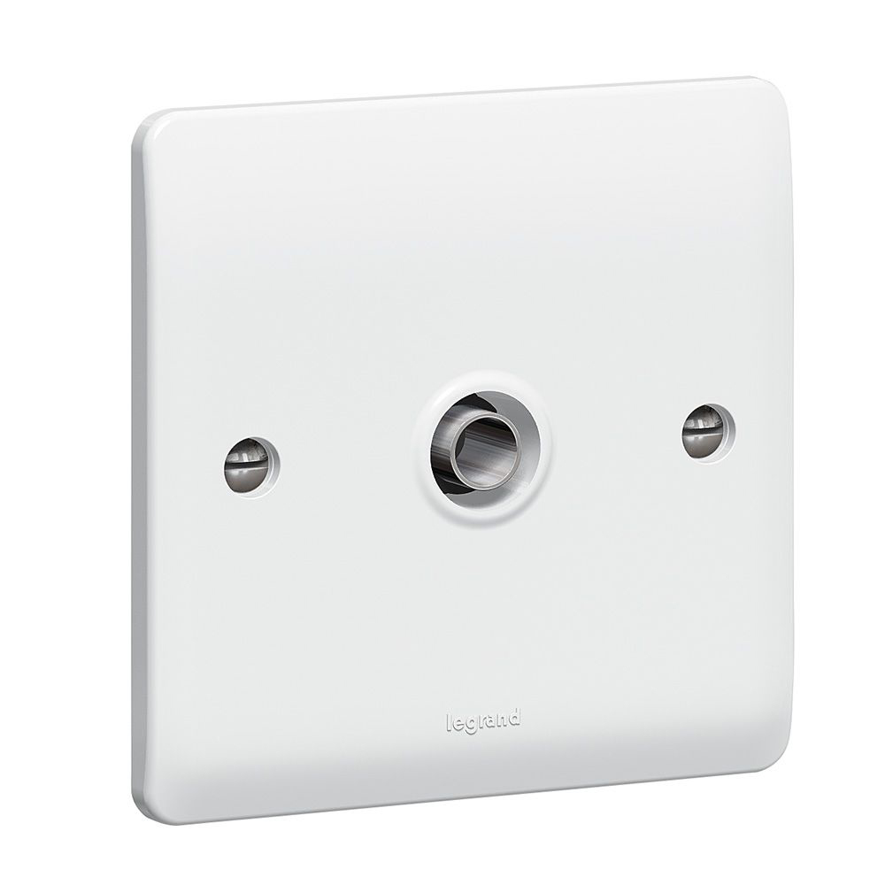 Legrand - 730040 - Synergy™ - TV socket - single - male - White
