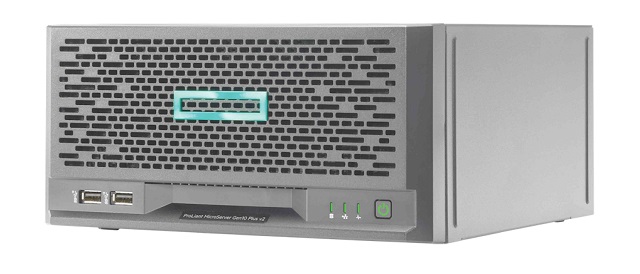HPE - P70335-425 - ProLiant Micro Server Gen10 Plus v2 E-2314 4-C, 32GB-U VROC, 180W External PSU Server.