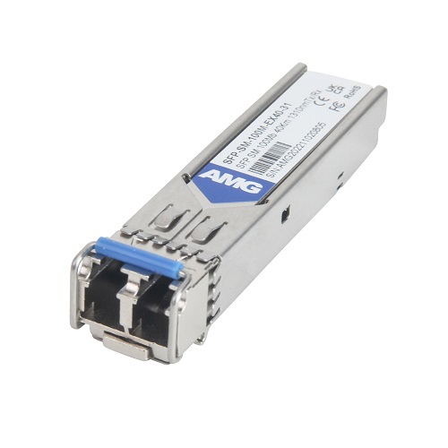 AMG - SFP-SM-100M-EX40-31 - SFP Transceiver SMF SingleMode 100Mb 1310nm 40km 2-Fiber LC (-40 to +85°c) DDM.
