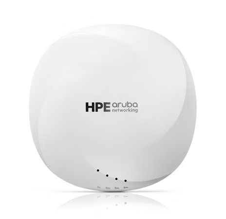 HPE - R7J38A - Aruba Networking AP-655 (RW) Tri-Radio 4x4 802.11ax Wi-Fi 6E Internal Antennas Campus Wireless Access Point (AP).
