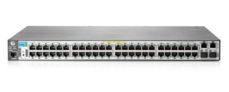 HPE Aruba - J9627A *Used - 2620-48-PoE+ Switch 48-Port (10/100) PoE+, 2-Port (10/100/1000), 2-Port SFP GbE, PoE Power 382 W.