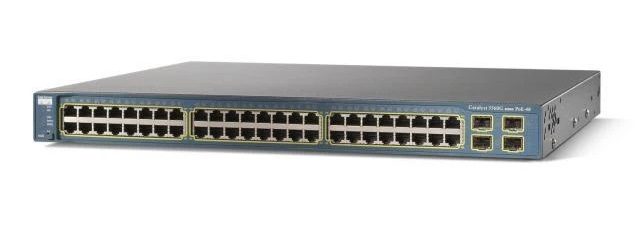 ‎CISCO - WS-C3560G-48PS-S *Used - Catalyst 3560 48-Port 10/100/1000 PoE, 4-Port SFP Standard Image.