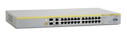 [AT-8000S/24POE-30] Allied Telesis - AT-8000S/24POE-30 - 24 Port POE 10/100 Stackable Managed Fast Ethernet Switch with 2x 10/100/1000T or SFP Combo uplinks, PoE = 185W.