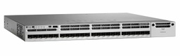 [WS-C3850-24XS-S] CISCO - WS-C3850-24XS-S - Catalyst 3850 24-Port Stackable 10G Fiber Switch IP Base, 24 x SFP+ Ethernet ports, with 715WAC power supply.