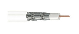 [4103904/10] Commscope - 4103904/10 - RG6 Type Quad Shield Plenum Video Coaxial Cable, White, (Reel 305 Mtr).