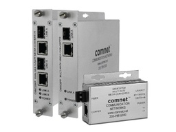 [CNMCSFPPOE] Comnet - CNMCSFPPOE - Media Converter, 100Mbps/1Gbps Multirate Support, 1 SFP Port + 1 RJ-45 PoE+ 30W 802.3at, (SFP Sold Seperatley), 48VDC PSU Included.
