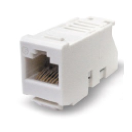 [185750] Datwyler Cables - 185750 - ‎Module MU 1/8 RJ45 Cat6 Un-Screened TIA-A White.