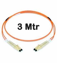 [423353] Datwyler Cables - 423353 - ‎FO Patch Cord LC:LC Duplex MM OM2, 3 Mtrs, Oval, LS0H, Orange.