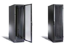 [4000610] Datwyler Cables - 4000610 - 42U Floor standing Server cabinet 800 x 1000mm with accessories (1x6way PDU, 2pcs Vertical Cable Manager & 2pcs shelves) Front & Rear perforated door, Black.