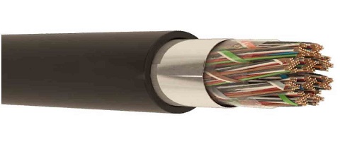 [4001117] Datwyler Cables - 4001117 - CAT 3 25-Pair 24AWG U/UTP PE BK Outdoor Armored Tel Cable.