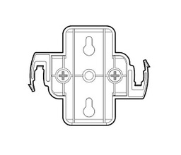 [Q9U25A] HPE Aruba - Q9U25A - AP-MNT-W4 Low Profile Basic Access Point Mount Kit.