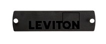 [5F100-PLT] Leviton - 5F100-PLT - Adapter Plate Blank Plastic for FO P.P - Black.