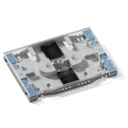 [T5PLS-12F] Leviton - T5PLS-12F - FO Splice Tray PLAST + CVR (12 Fiber) with Sleeves.