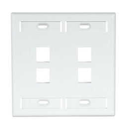 [42080-4WP] Leviton - 42080-4WP - WP 4PORT DG ID WH.