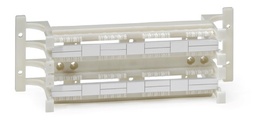 [41D6A-1F4] Leviton - 41D6A-1F4 - Wiring Block CAT6A 110 Style, 64-Port (Pair) Wall Mount with Legs, Labels & C-4 Clips.