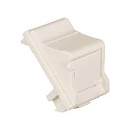 [NK6CSSAW] Panduit - NK6CSSAW - Bezel Adapter Euro Style 25x38mm LJ6C, Shutter Angled Keystone, White.