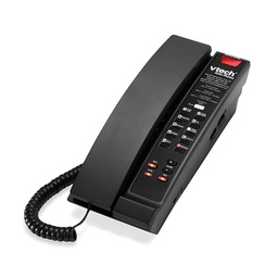 [S2211] Vtech - S2211 - Contemporary 1-Line SIP Corded Petite Phone, PoE, Wall-mount, Antibacterial plastic, USB charging port, No speaker, (0, 3, 5, or 10) Programmable speed dials.