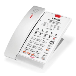 [80-H0AT-08-000-10] Vtech - 80-H0AT-08-000-10 - S2421 2-Line, SIP Cordless Speakerphone, 10 Speed Dial Keys, Silver &amp; Pearl, Anti bacterial plastic.