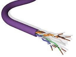 [AC6U-ECA-500VT2] Leviton - AC6U-ECA-500VT2 - CAT6A Cable U/UTP LS0H AWG23 500 Mtr Reel, Euroclass Violet.