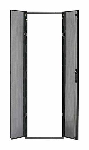 [4001190] Datwyler Cables - 4001190 - 42U Cabinet's Rear Door, Perforated split double doors 800mm width.