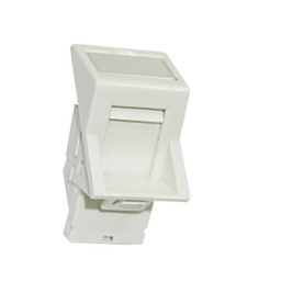 [777678] Ultima - 777678 - Angled Shutter LJ6C Keystone White.(For Floor Box).