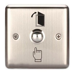 [VI-904] VIANS - VI-904 - Exit Button, Stainless steel Panel/Button, L86mm x W86mm x H20mm.