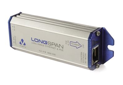 [VLS-1P-B] Veracity - VLS-1P-B - POE Extender 10/100Mbps Longspan BASE Unit upto 820 Mtrs, for Base side.