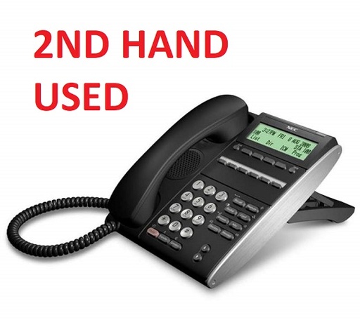 [BE106855 *Used] NEC - BE106855 *Used - DTL-6DE-1P(BK)TEL - DT310 DIGITAL PHONE 6 BUTTON DISPLAY BLACK.