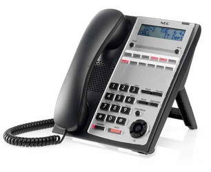 [BE110262 *Used] NEC - BE110262 *Used - IP4WW-12TXH-A-TEL (BK) - DIGITAL PHONE 12 BUTTON BLACK FOR SL1000.