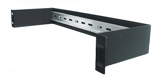 [DN1U] AKCP - DN1U - Single 1U DIN Rail Rack Mount Kit (includes 2x DRC sensor mounting clips)