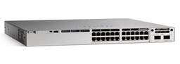 [C9300-24P-E] CISCO - C9300-24P-E - Catalyst 9300 24-Port 1G RJ45 PoE+ with modular uplinks, Network Essentials.