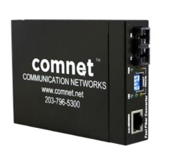 [CWFE2SCM2] COMNET - CWFE2SCM2 - Media Converter, 10/100Mbps, Commercial Grade 0-50⁰C, Multimode, 2 Fiber, SC Connectors, Mini, EU &amp; UK Type Power Supply.