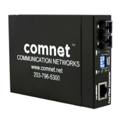 [CWFE2SCM2] Comnet - CWFE2SCM2 - Media Converter, 10/100Mbps, Commercial Grade 0-50⁰C, Multimode, 2 Fiber, SC Connectors, Mini, EU & UK Type Power Supply.