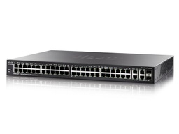 [SG350-52P-K9-UK] CISCO - SG350-52P-K9-UK - 52-Port Gigabit POE Managed Switch, 48 x 10/100/1000 (PoE+, 8 support 60W PoE) + 2 x Combo (Gigabit Copper / SFP) + 2 SFP ports, 375 Watt.
