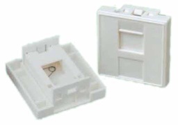 [XJY-NE-34] NEPCI - XJY-NE-34 - Bezel Adapter French Style 45x45mm, Shutter Flat Keystone, White RAL9003.