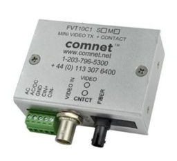 [FVT10C1M1] Comnet - FVT10C1M1 - 1Ch Digital Video Transmitter, 1Ch Simplex Contact Closure, 1 Fiber, Multimode, 10 Bit.