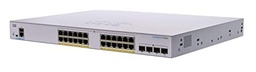 [CBS350-24P-4G-UK] CISCO - CBS350-24P-4G-UK - 24-Port Gigabit Ethernet Managed POE Switch, 24 x 10/100/1000 (PoE) + 4 x Gigabit SFP, 195 Watt.