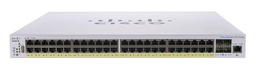 [CBS350-48P-4G-UK] CISCO - CBS350-48P-4G-UK - 48-Port Gigabit Ethernet Managed POE Switch, 48 x 10/100/1000 (PoE) + 4 x Gigabit SFP, 370 Watt.