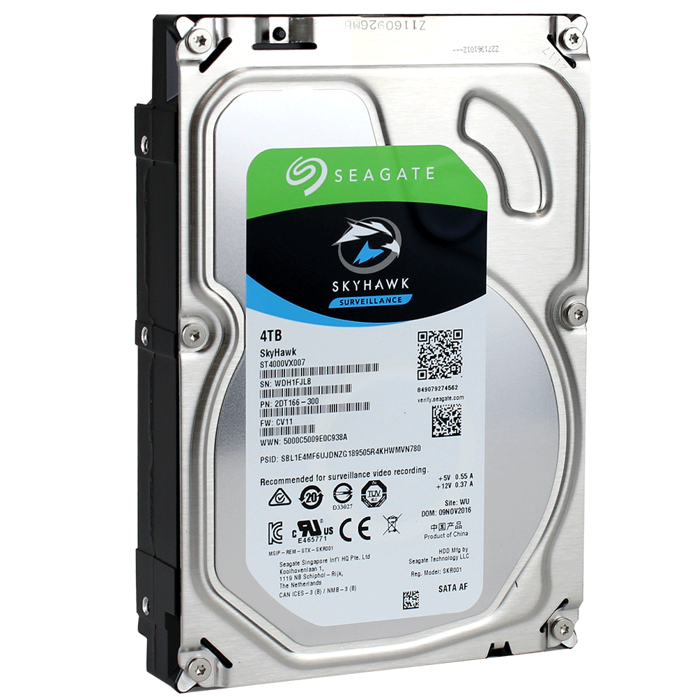 外付けハードディスク・ドライブ Seagate SkyHawk 4TB HDD ST4000VX005 Seagate - ST4000VX005 - HDD 4TB SATA 7.2k SkyHawk Surveillance 3.5